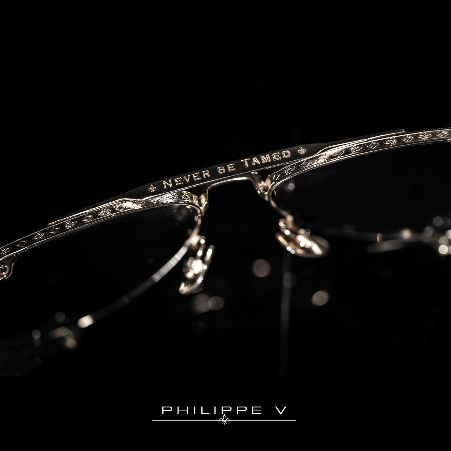 Philippe V graved-in details of the frame